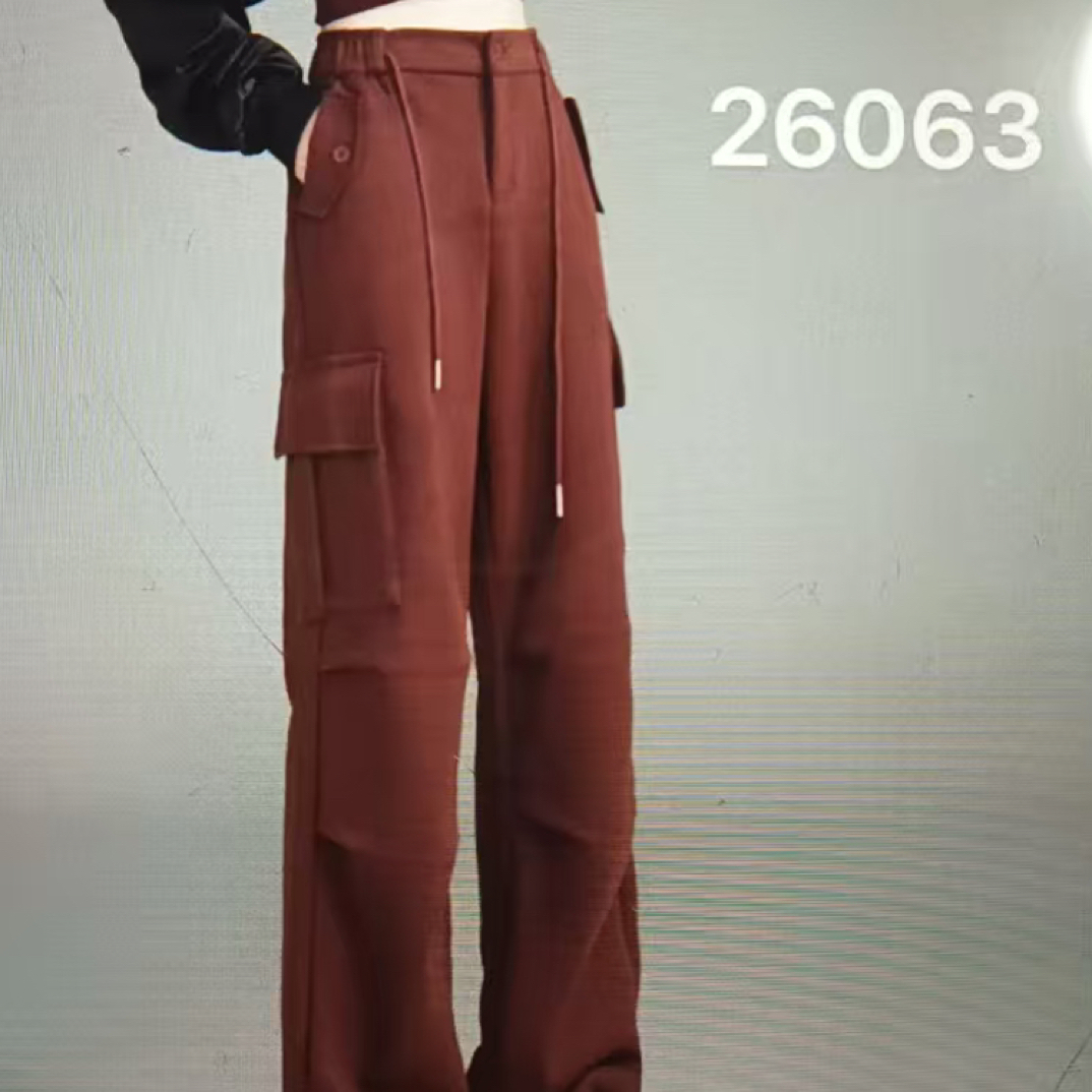 26063裤100与图不符美式工装裤女休闲长裤高街哈爵士舞百搭运动裤