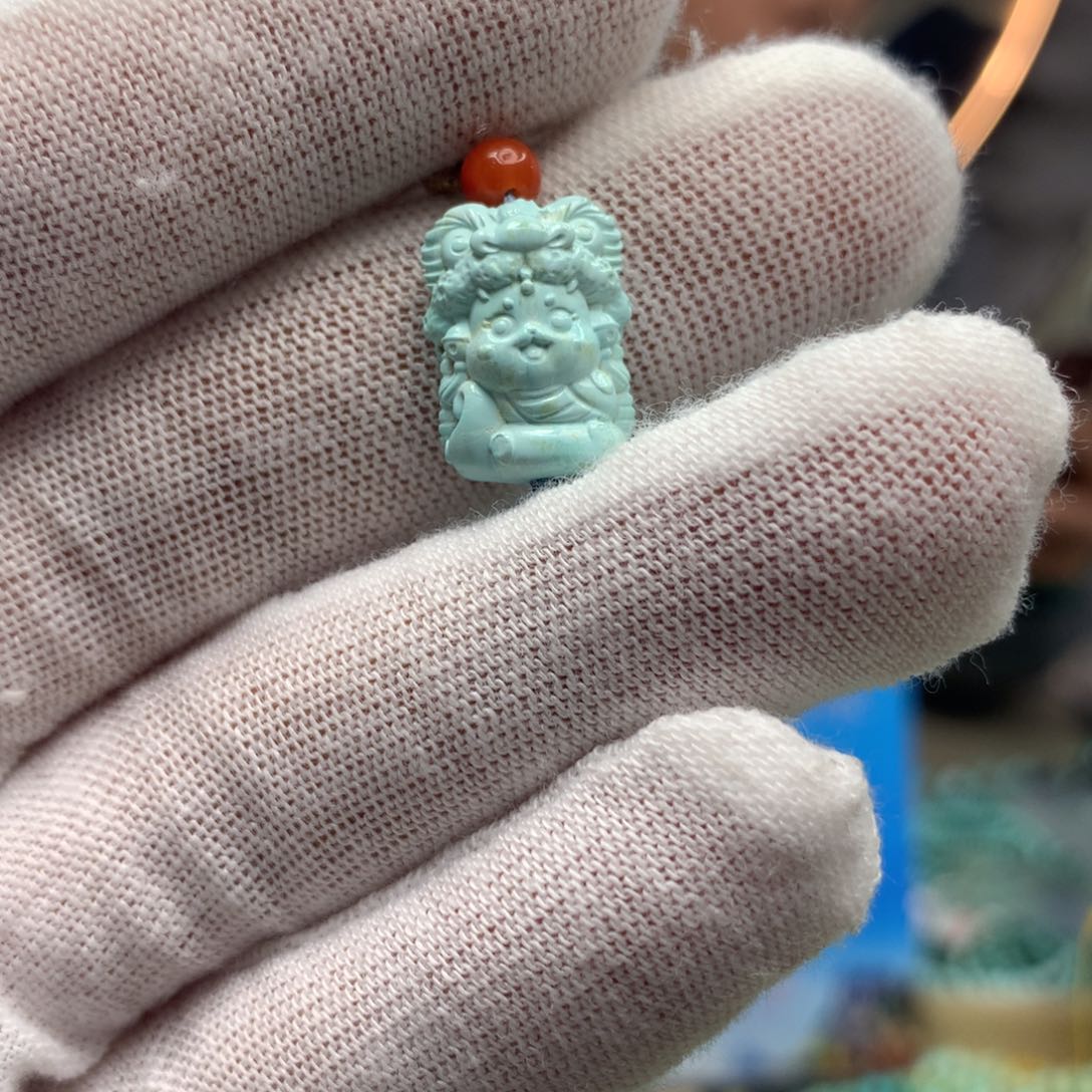 绿松石挂件未镶嵌