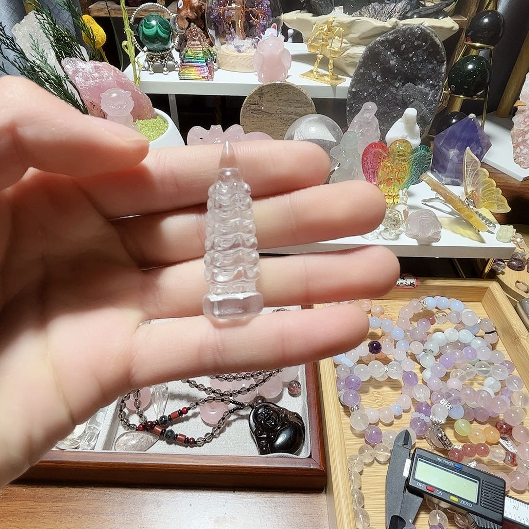 珠宝半成品水晶未镶嵌