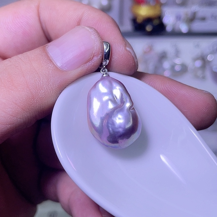 淡水珍珠合金颈饰30