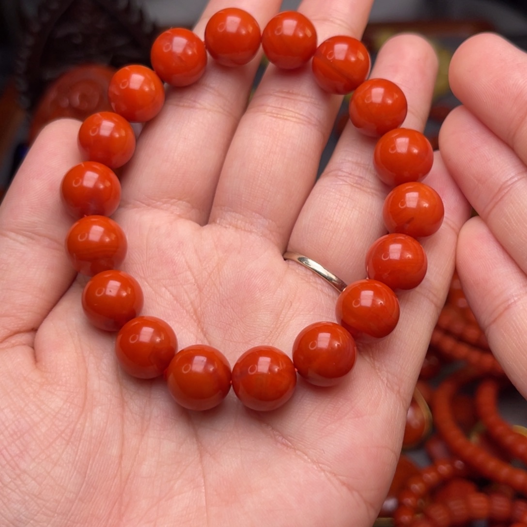 南红玛瑙配饰卡11尺寸未镶嵌