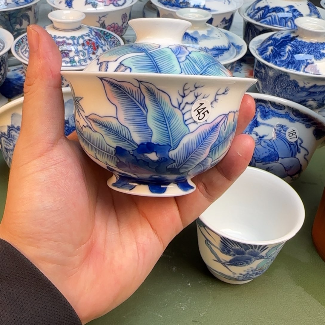 彦祖纯手工手绘茶具145