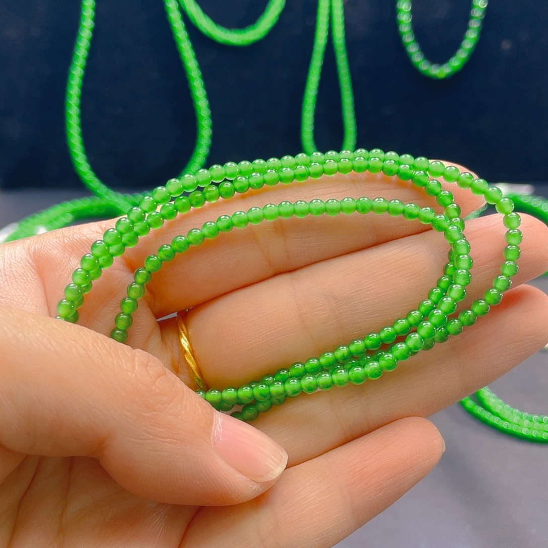 翡翠未镶嵌颈饰卡3