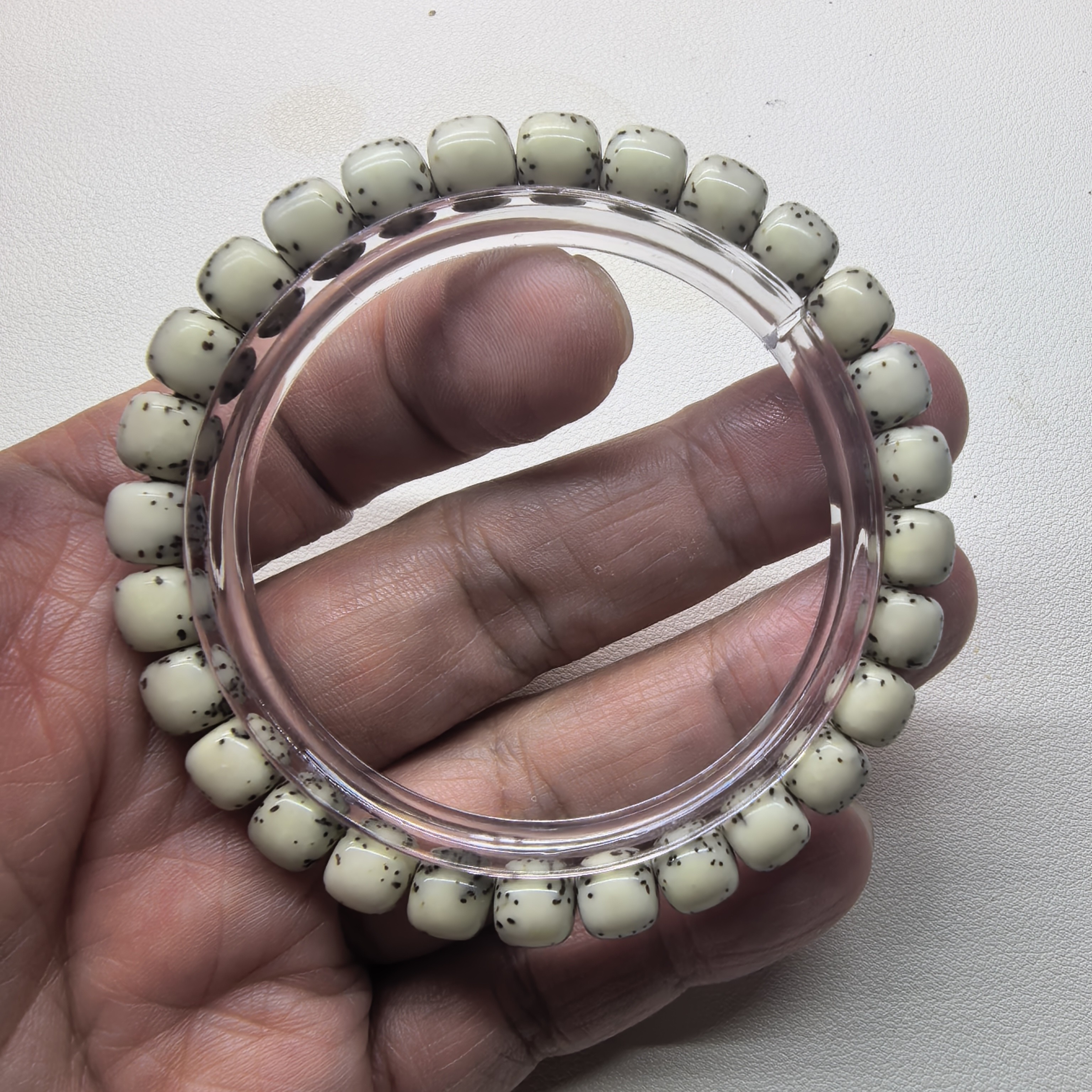 星月菩提 手串 8*7mm 灰背河豚 细星 头条 河豚-10