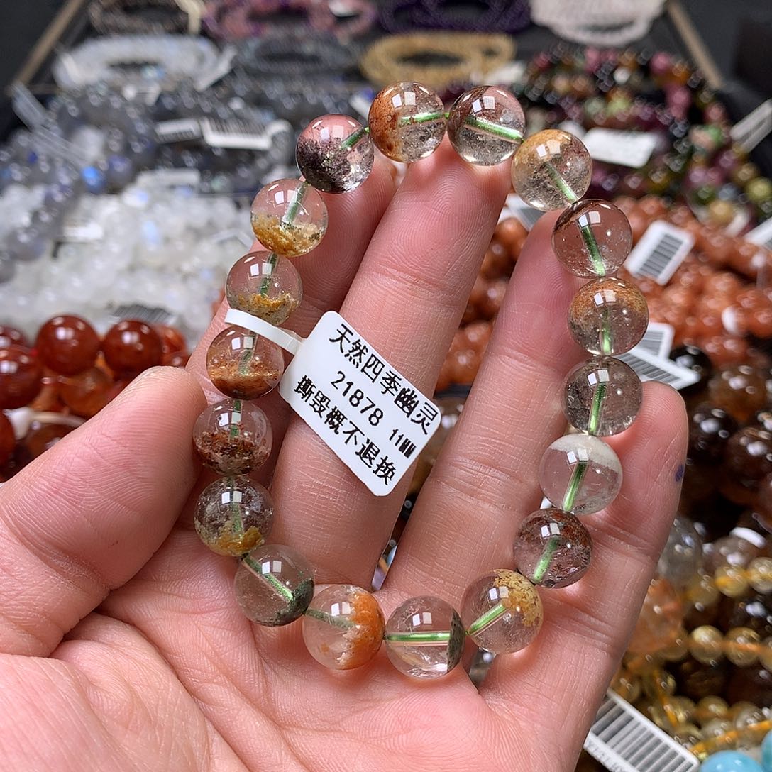 水晶手链未镶嵌，