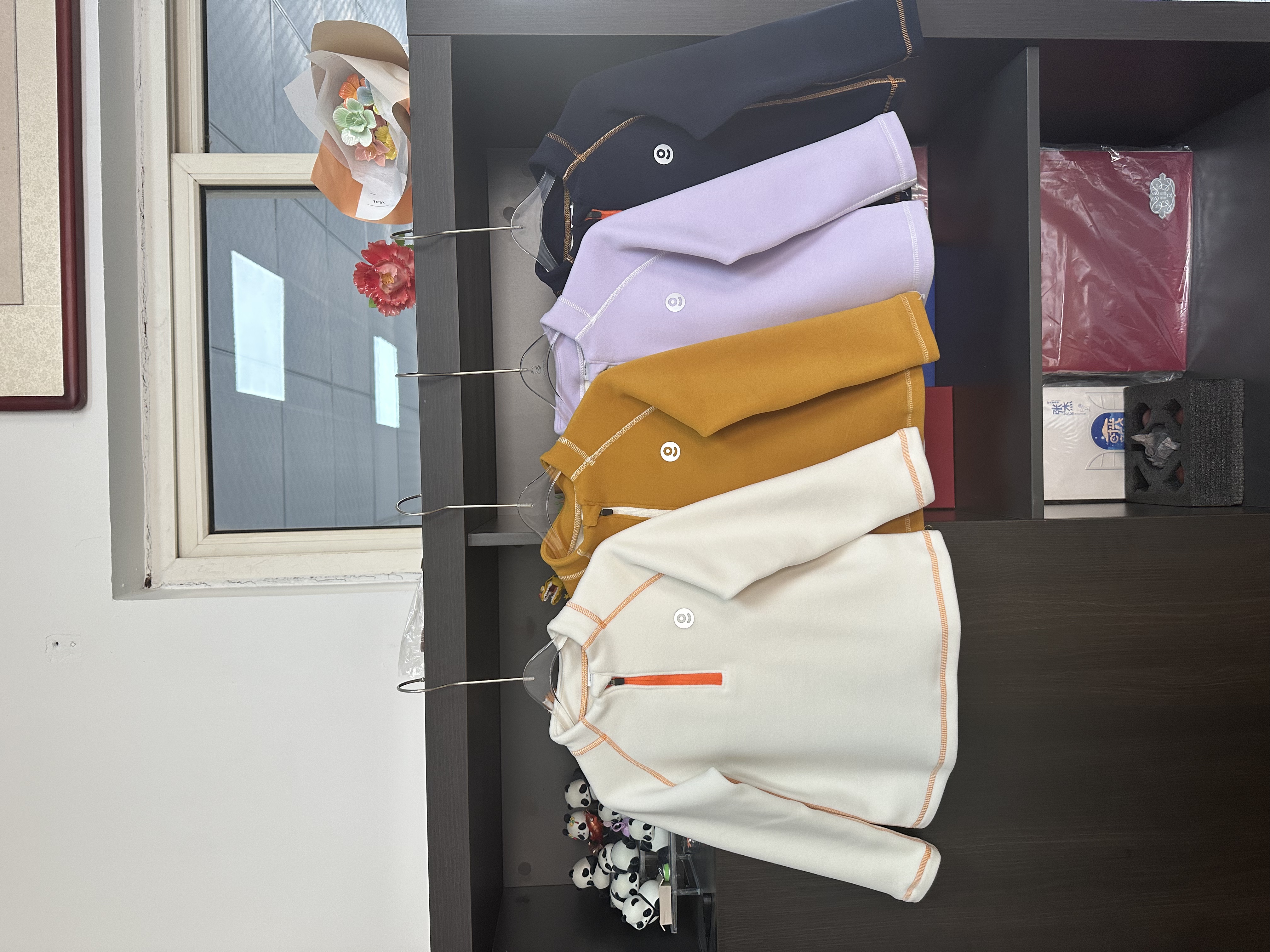 25立领套头纯色儿童长袖卫衣加厚保暖男童女童冬季新款上衣G918