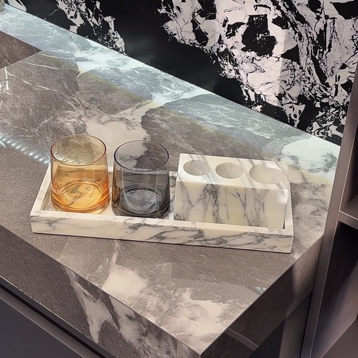 方款001大花白大理石牙刷套装