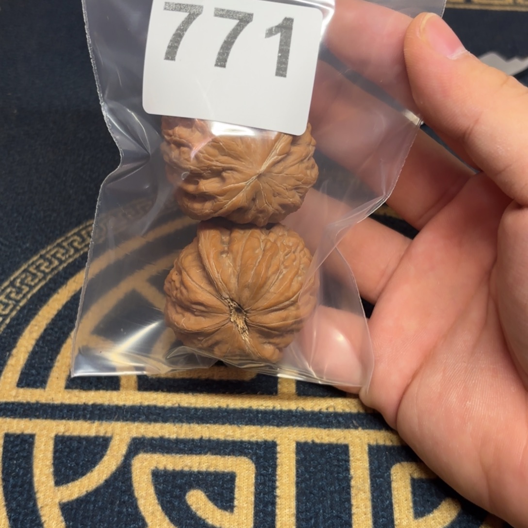 张***选吊坠文玩核桃铁锤771