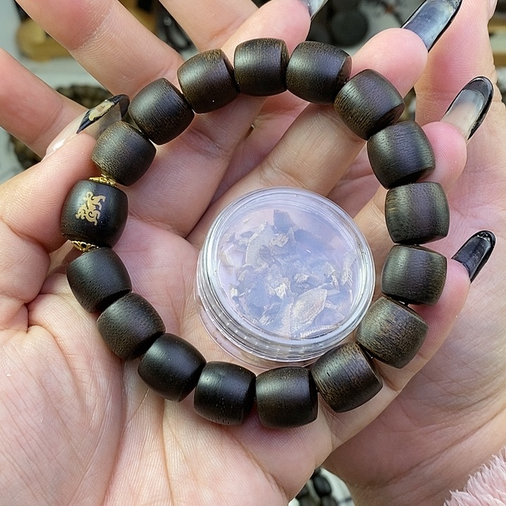 沉香沉香碎屑發越南芽庄白棋楠1.2桶珠