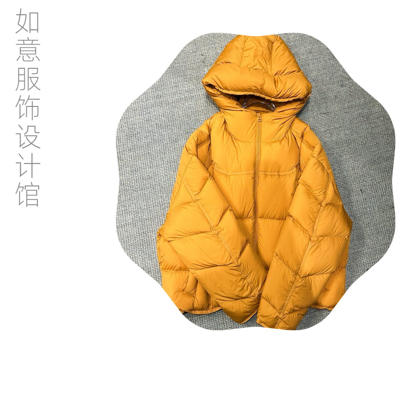 如意馆【小面包】冬季新款连帽洋气短款羽绒服