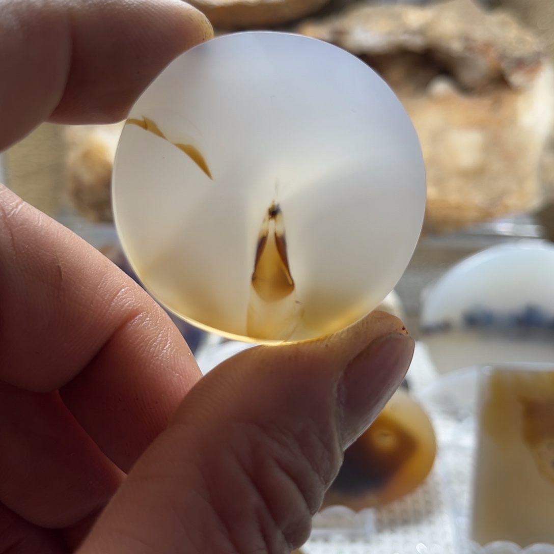 玛瑙/玉髓未镶嵌吊坠(不含链)