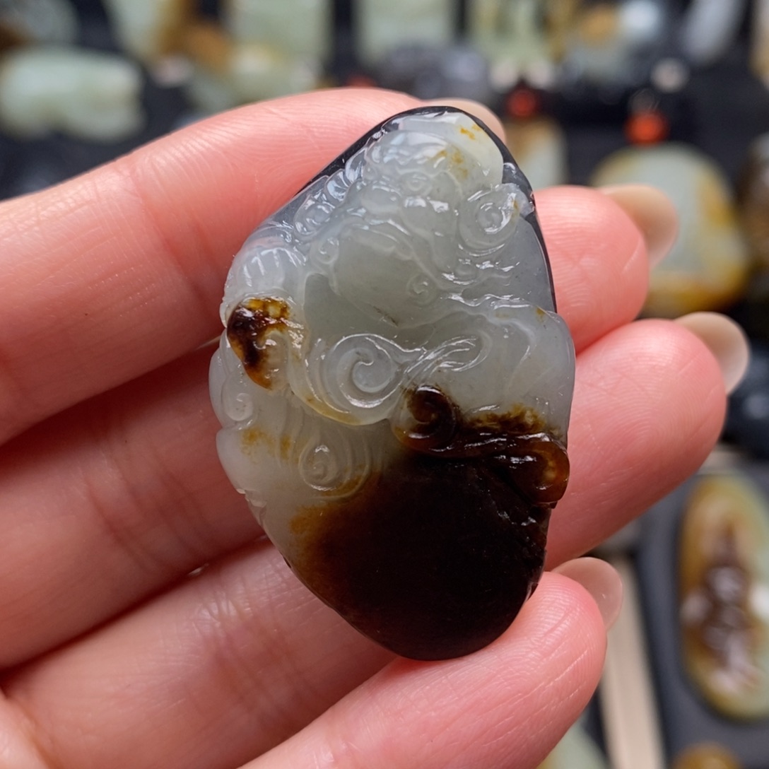 和田玉挂件未镶嵌