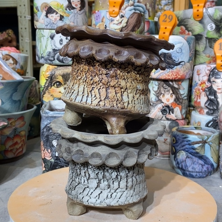 红陶景德镇艺术手绘作品