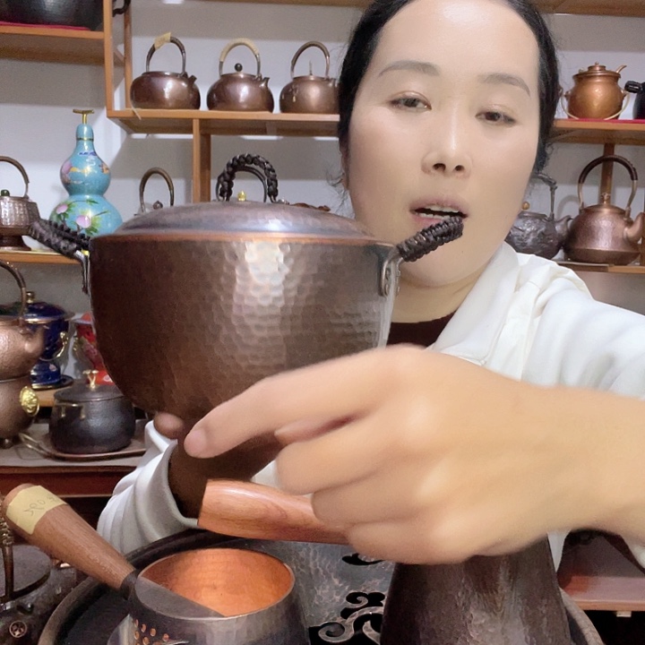 老***狼贵金属紫铜双耳18锅燃气款