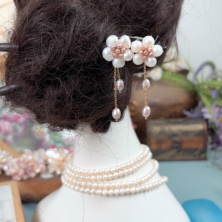 发饰未镶嵌淡水珍珠
