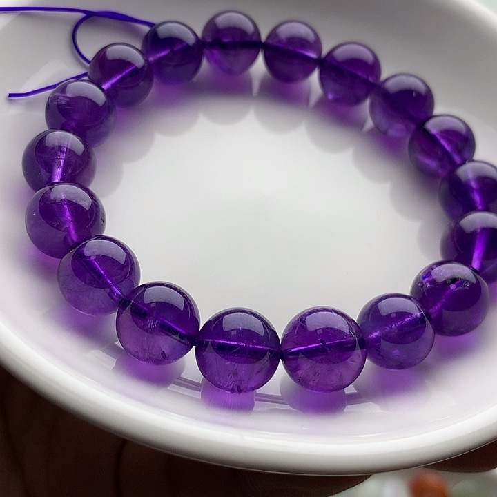 翡翠散珠卡10水晶手链