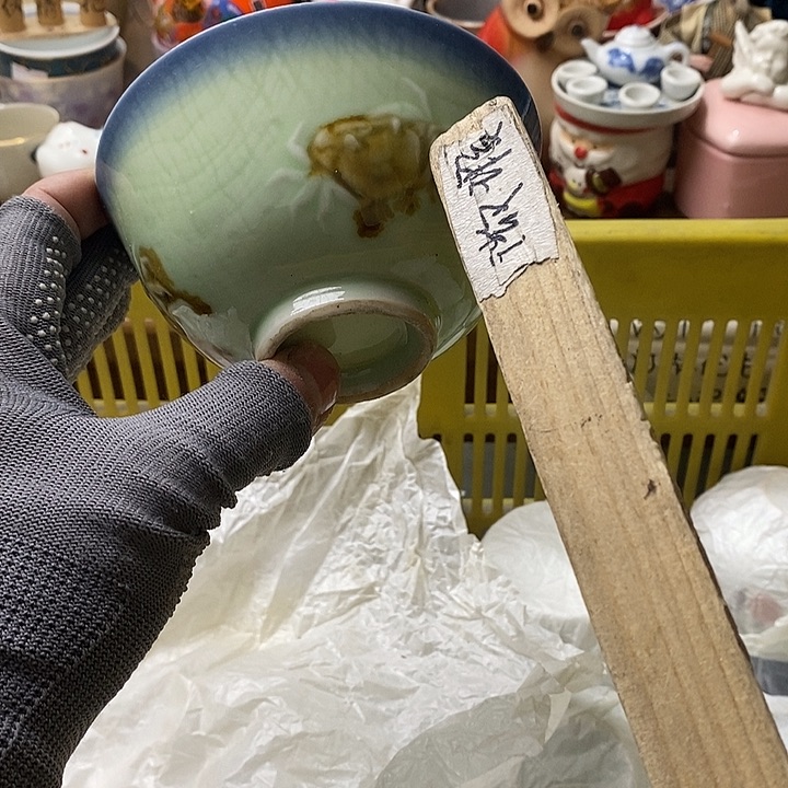 紫砂茶杯沉**身日本回流精品瓷器