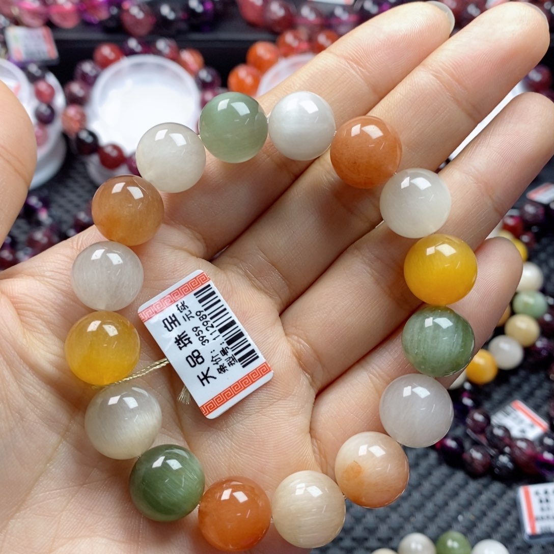 水晶手链：112989未镶嵌姝*