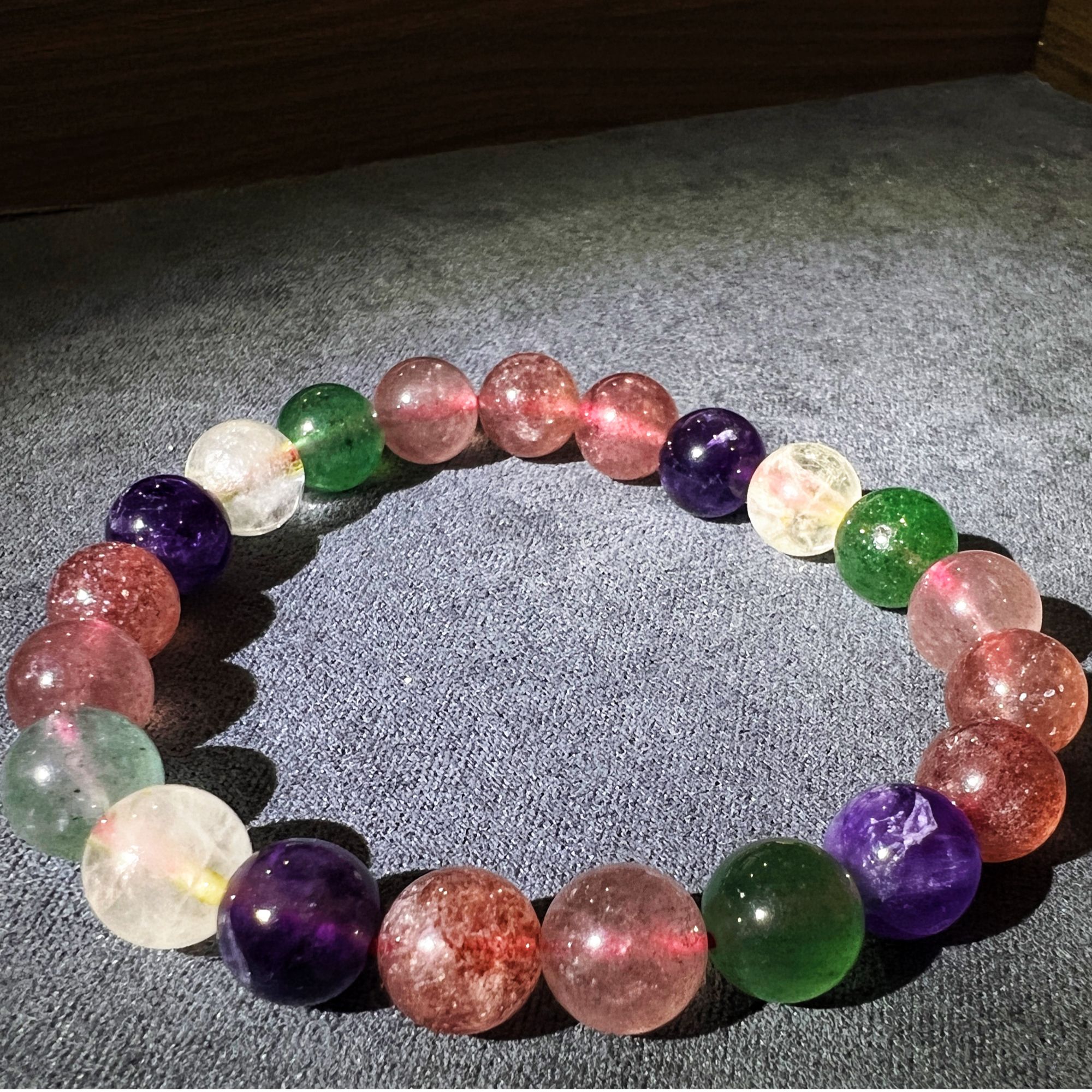 【锦沛】天然多宝水晶手串