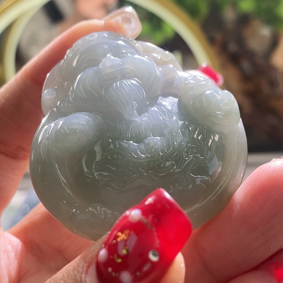 【闪购商品】翡翠颈饰未镶嵌财神