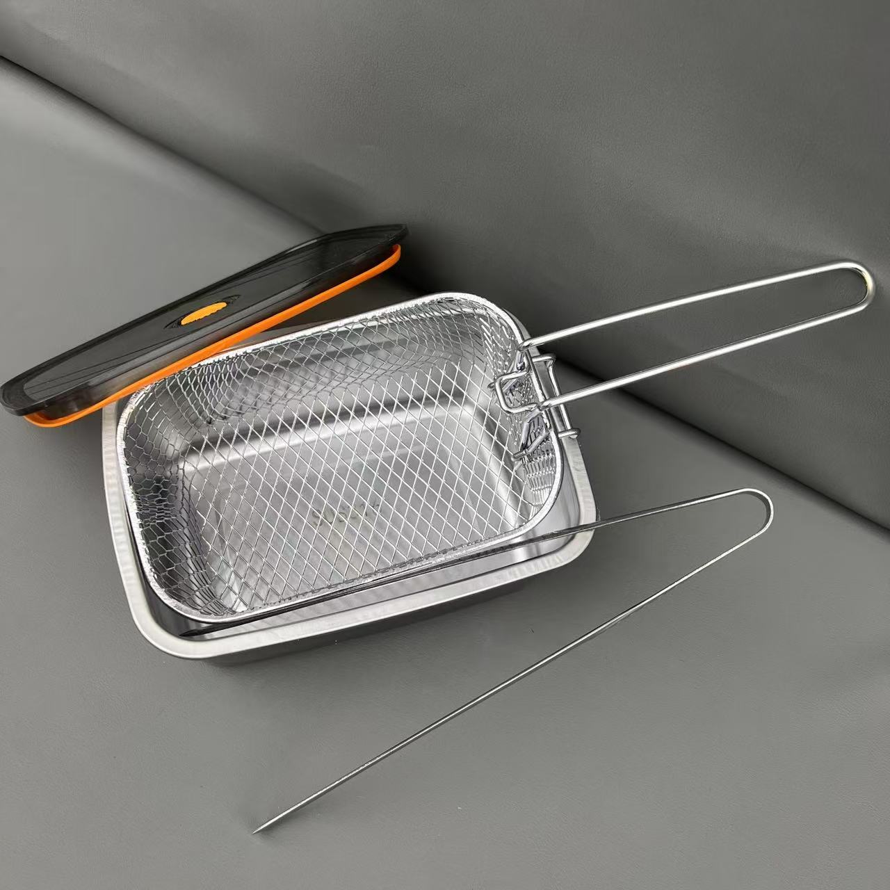 韩式定制油炸新款滤锅系列配烤肉夹家用厨房必备轻奢【汤家限定】