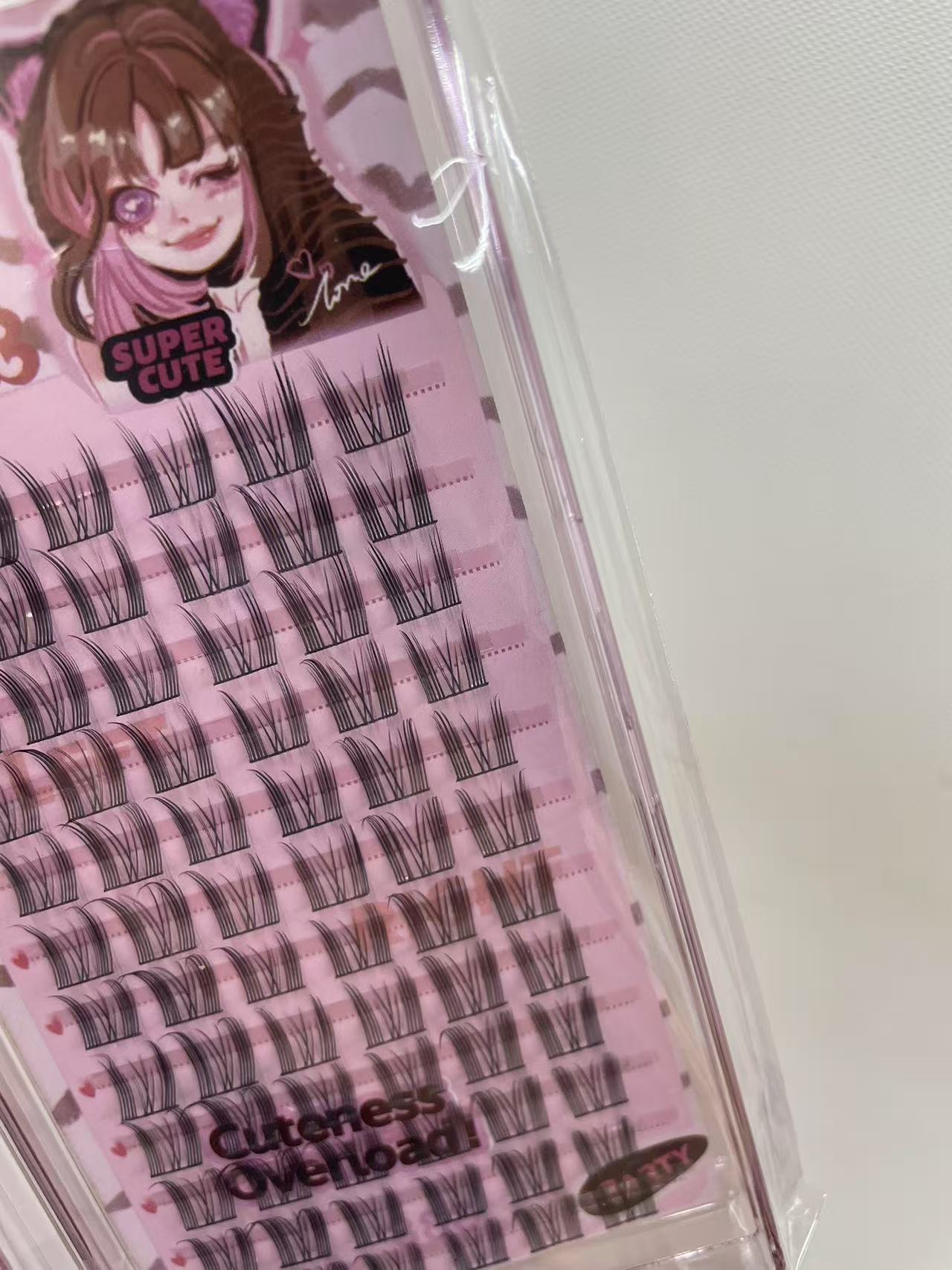 短短纯欲猫耳假睫毛