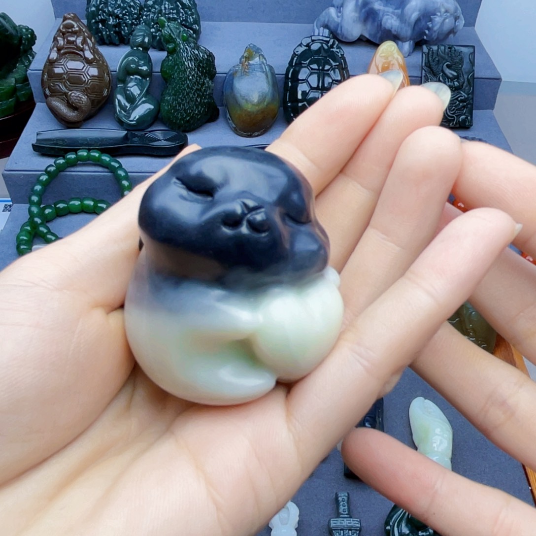 和田玉未镶嵌颈饰空****s