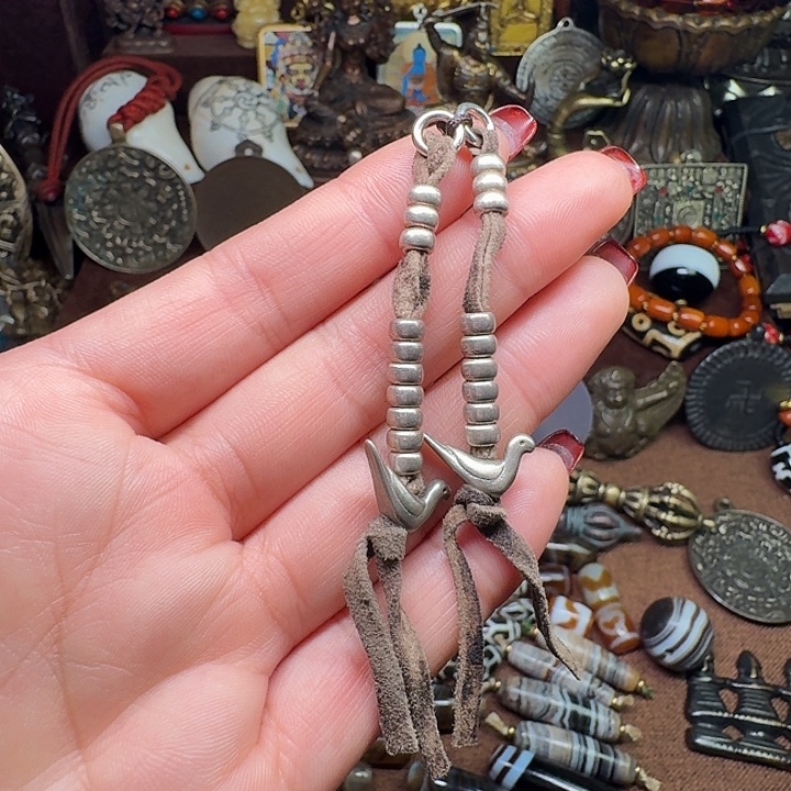 泥塑扎西德勒计数器一对