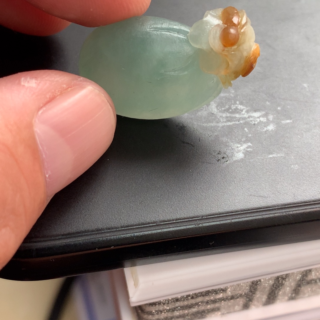 定制翡翠未镶嵌钱袋