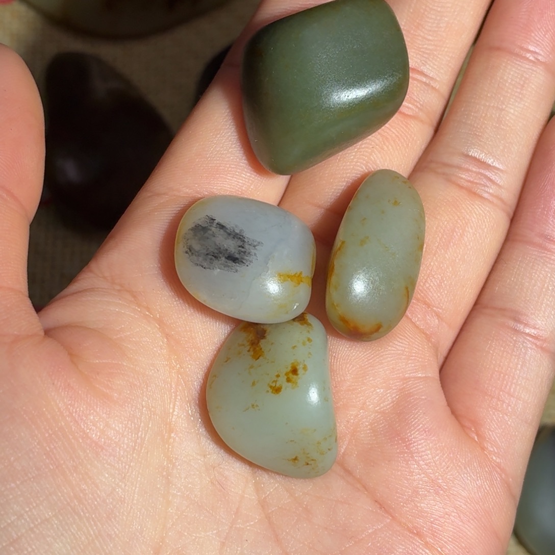 木***和田玉未镶嵌挂件51g