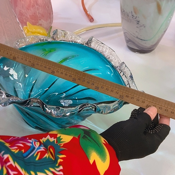 琉璃女王礼服琉璃果斗花瓶