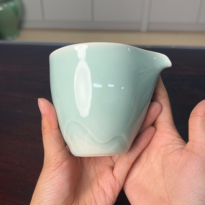 龙泉云间青瓷小米茶器