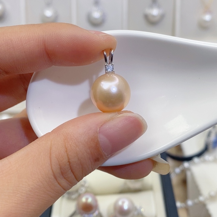 颈饰淡水珍珠银S925镶嵌