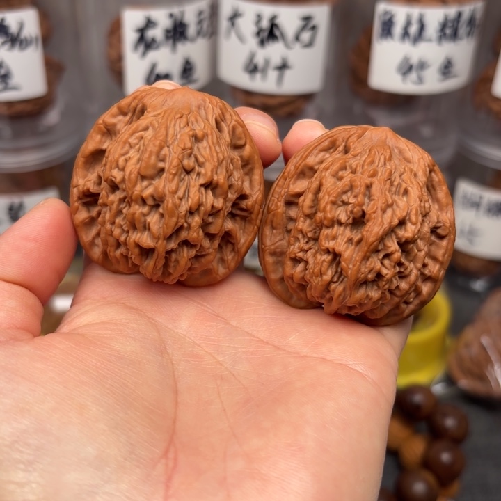 桃核吊坠44麦穗虎头