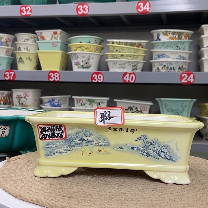 紫砂紫砂花盆0836