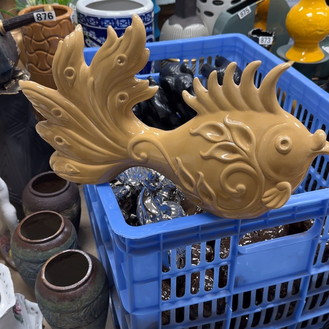 瓷片陶瓷工艺花瓶摆件
