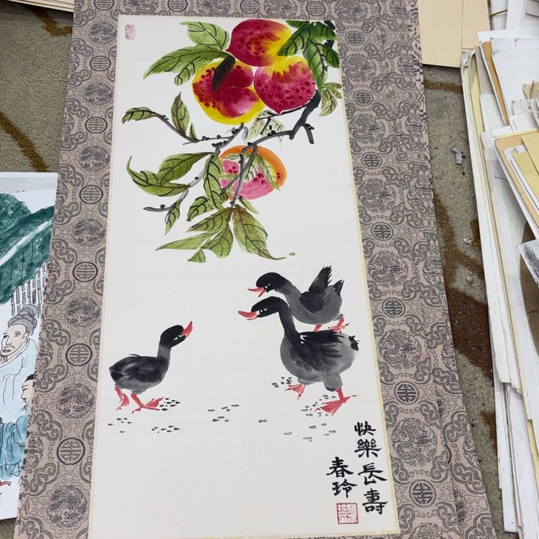 国画33-66卡纸作品艺