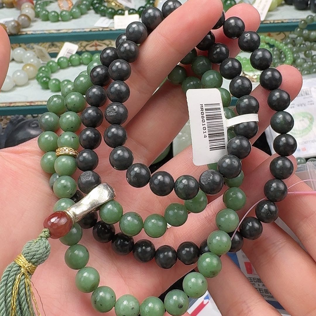 和田玉手串未镶嵌