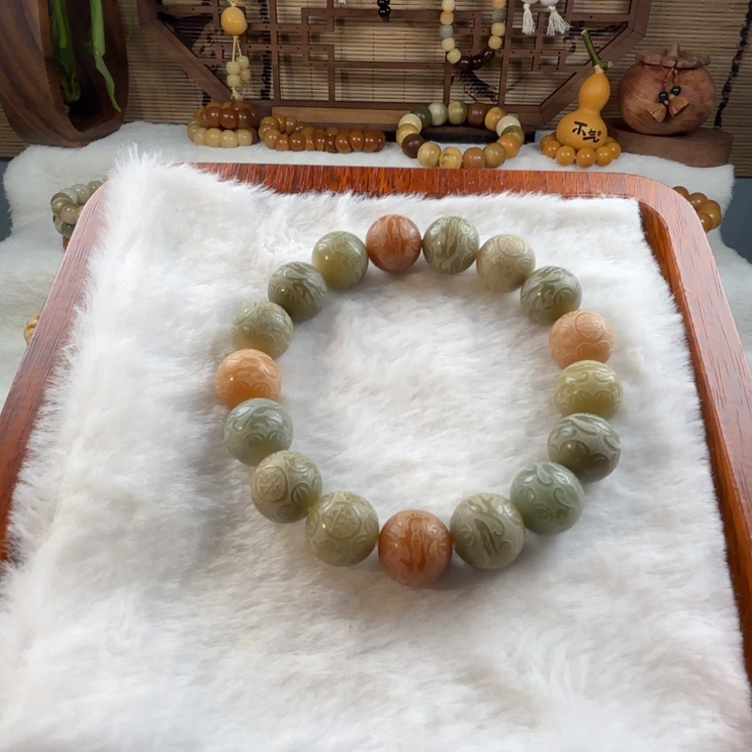 菩提根/象牙果手串招财进宝