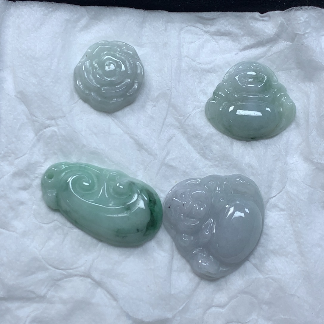 翡翠未镶嵌颈饰缅甸A货翡翠