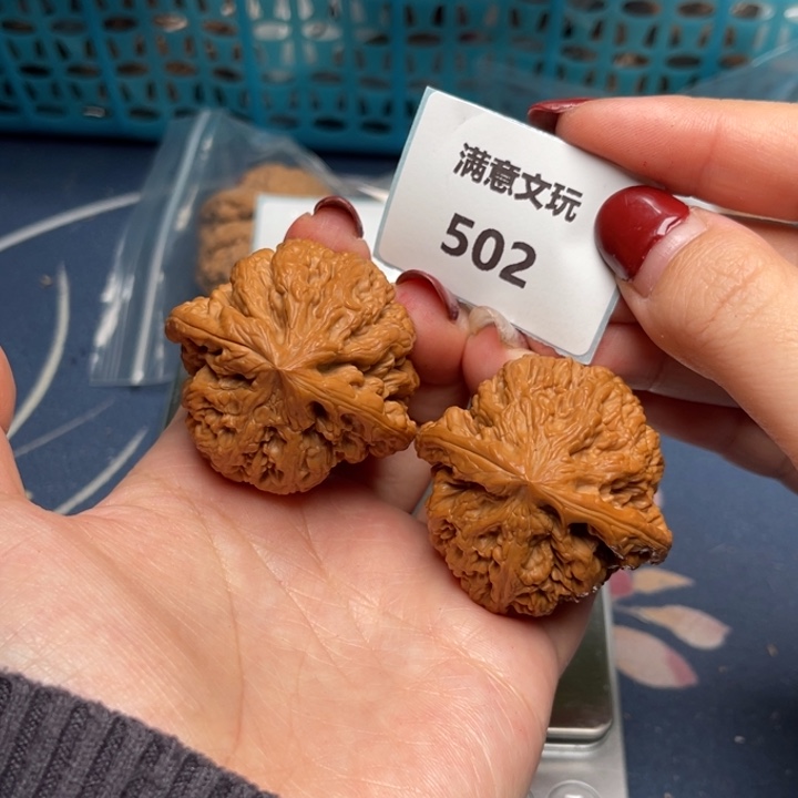 文玩核桃把件粗筋42.502