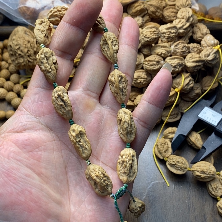陌***客文玩核桃吊坠文玩木质核桃手串
