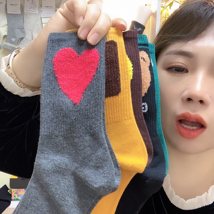 三醋酯纤维袜子五双袜子99996