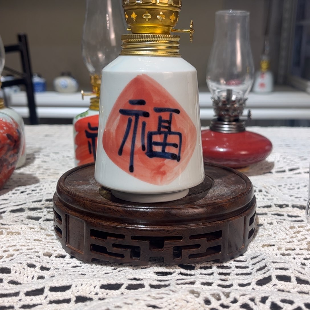 摆件景德镇陶瓷香薰灯