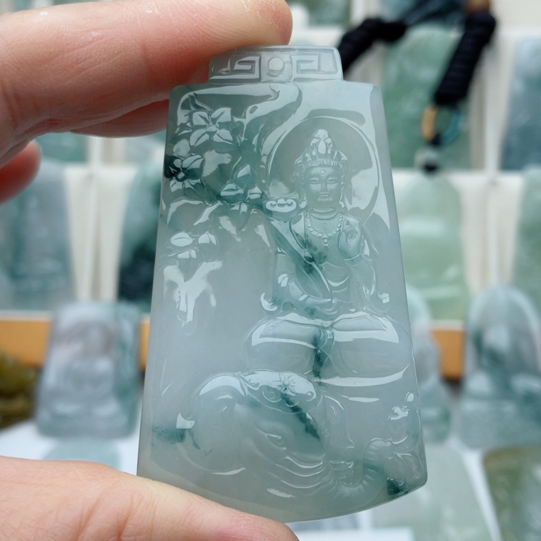 翡翠未镶嵌颈饰勿*丶，