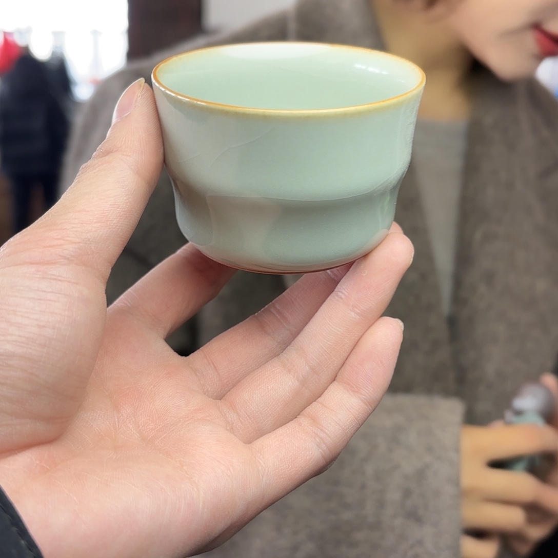 龙泉云间青瓷小米茶器