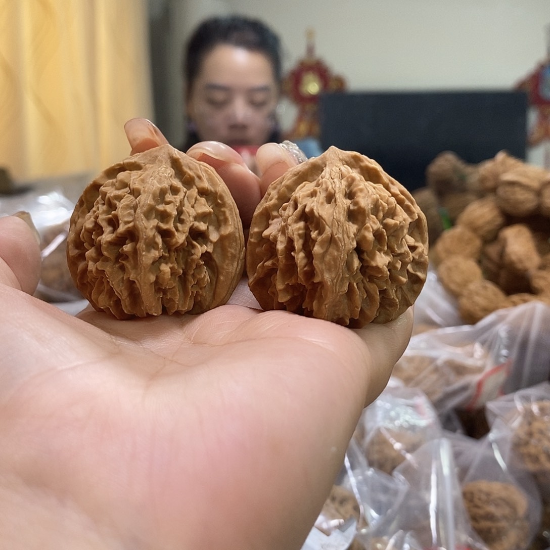 把件文玩核桃39皇冠狮子头