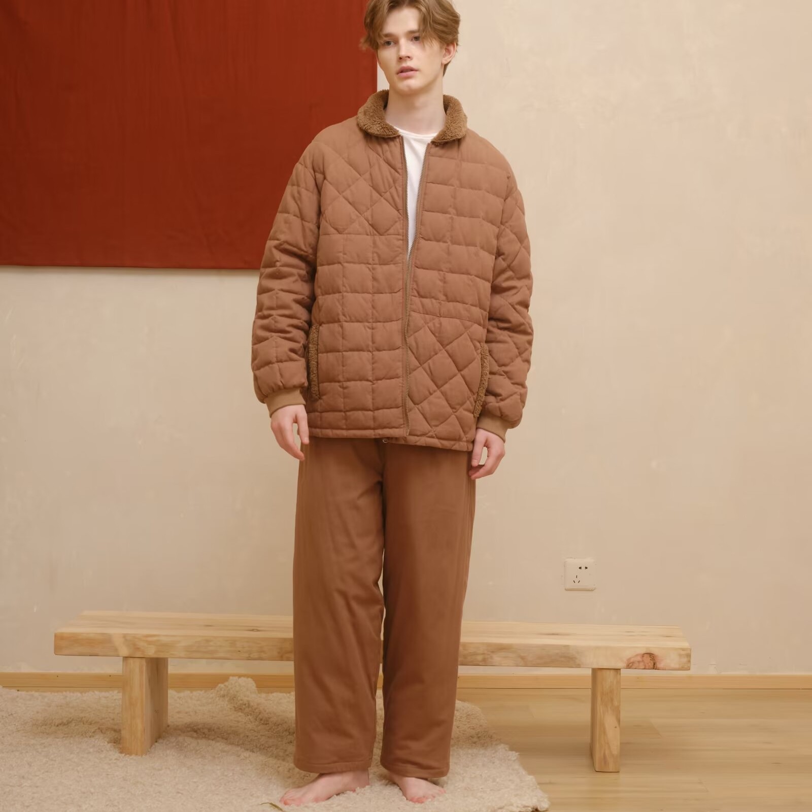 【海琴内衣专属】242-439朵朵可可男24秋冬家居服套装
