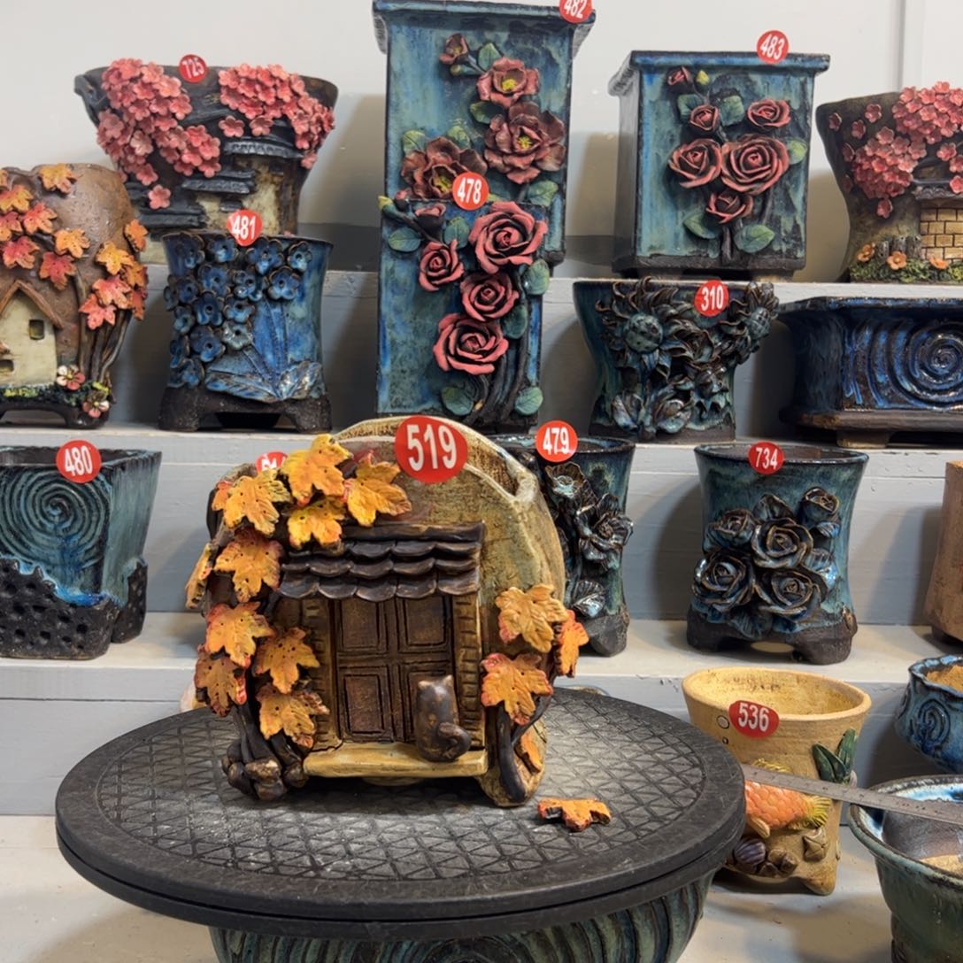 微瑕519 号陶然花盆厂家直销，