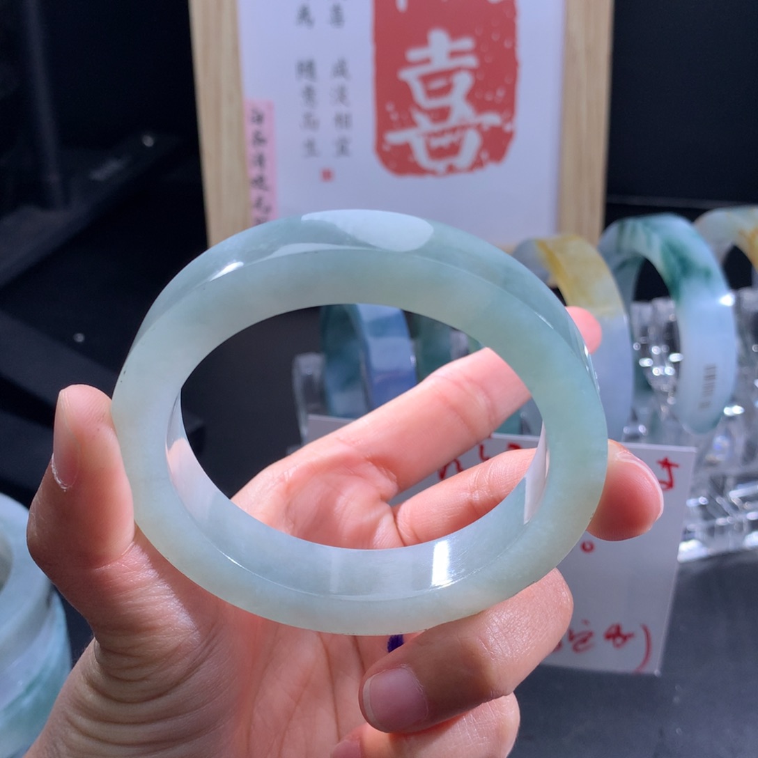 定制翡翠手镯未镶嵌用*心